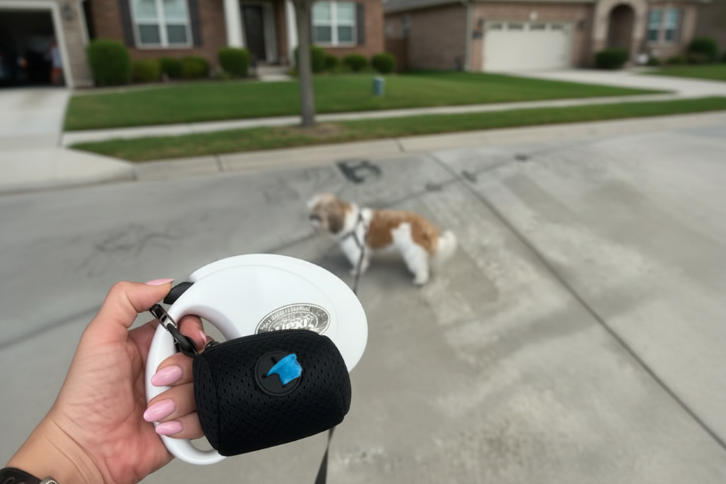 Fabric Poop Bag Dispenser